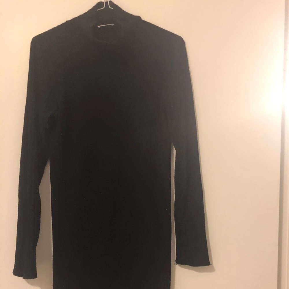 Black turtle neck dress or Long top